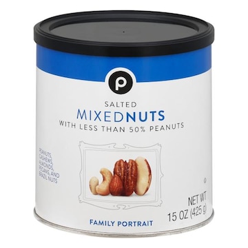 Publix Mixed Nuts, Salted