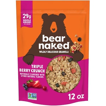 Bear Naked Granola Cereal, Triple Berry Crunch