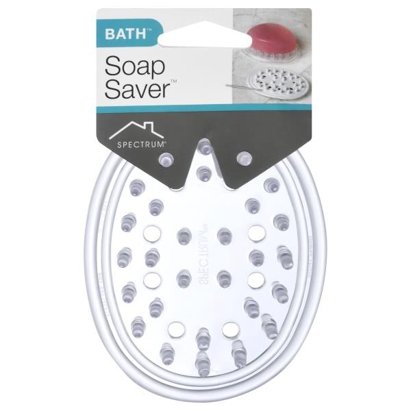 Spectrum Soap Dishes Clear - Mini Soap Saver/Bulk 51050