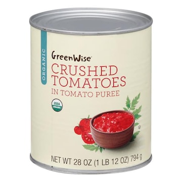 GreenWise Tomatoes, in Tomato Puree, Organic, Crushed