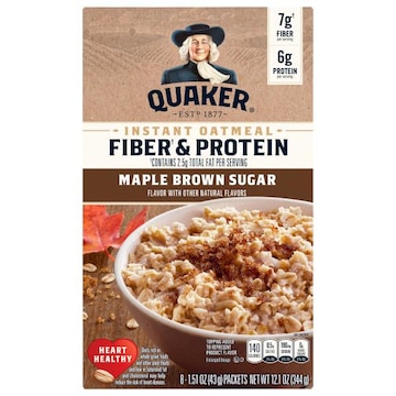 Quaker Oatmeal, Maple & Brown Sugar, Instant