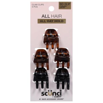 Scunci No-Slip Grip Claw Clips
