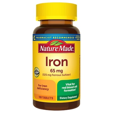 Nature Made Iron, 65 mg, Tablets