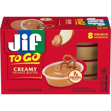 JIF To Go Creamy Peanut Butter