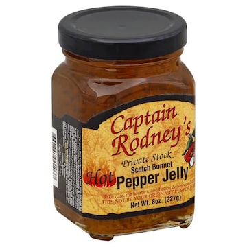 Captain Rodneys Jelly, Scotch Bonnet Pepper, Hot