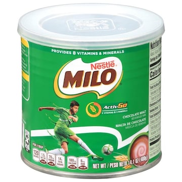 Milo Activ-Go Beverage Mix, Chocolate Malt
