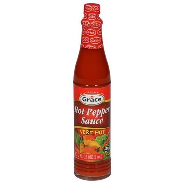 Grace Hot Pepper Sauce, Very Hot