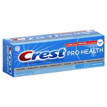 Crest  Pro Health Toothpaste, Fluoride, Clean Mint