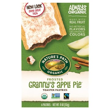 Nature's Path Organic Toaster Pastries, Granny's Apple Pie, Frosted