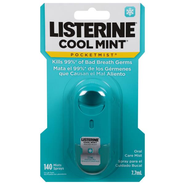 Listerine Pocketmist Oral Care Mist, Cool Mint | Publix Super Markets