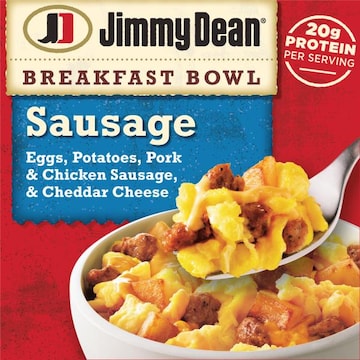 Jimmy Dean Breakfast Bowl, Sausage, Frozen, Bowl