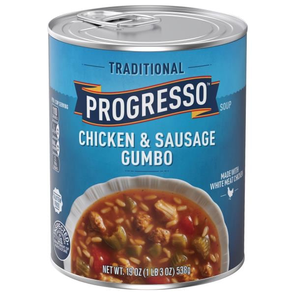Progresso Soup, Chicken & Sausage Gumbo, Traditional Publix Super Markets