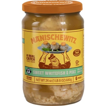 Manischewitz Whitefish & Pike, Sweet, Jelled Broth