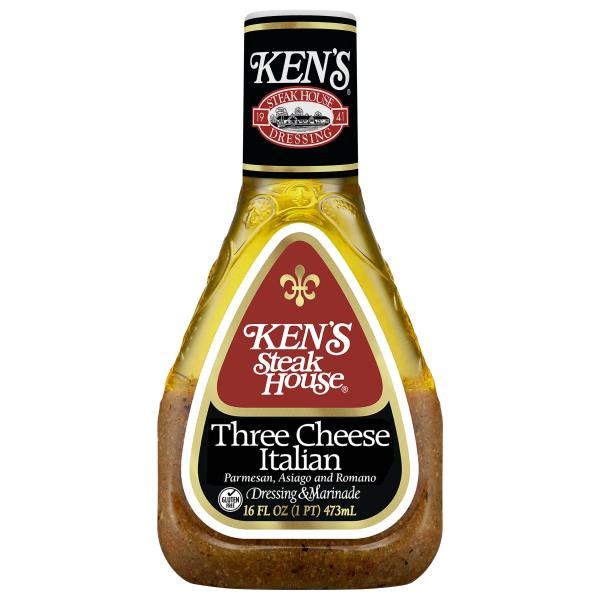 Ken's Steak House Dressing & Marinade, Three Cheese Italian Publix