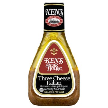 Ken's Steak House Dressing & Marinade, Three Cheese Italian