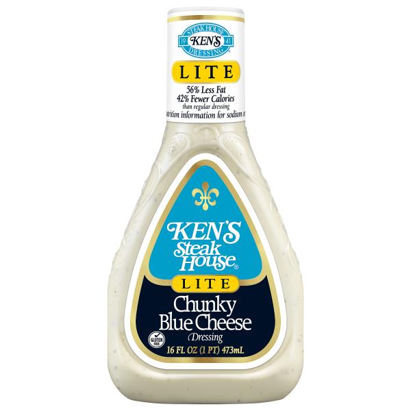 Ken's Steak House Steak House Dressing, Blue Cheese, Chunky, Lite | Publix  Super Markets