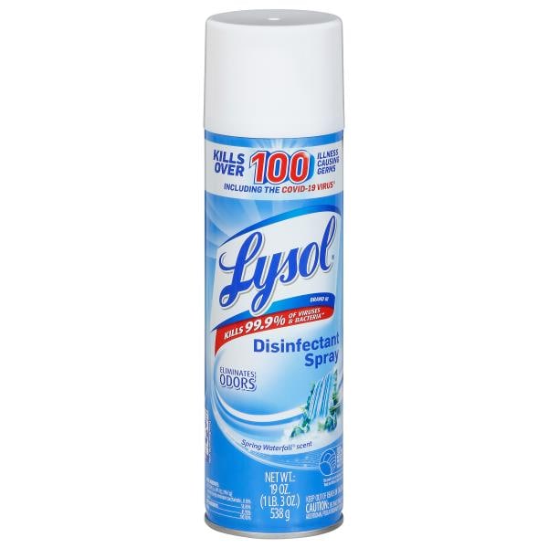 Lysol Disinfectant Spray, Spring Waterfall Scent | Publix Super Markets