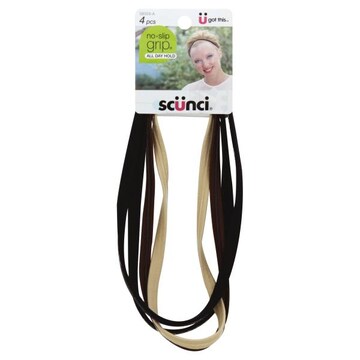 Scunci Headwraps, No Slip Neutral