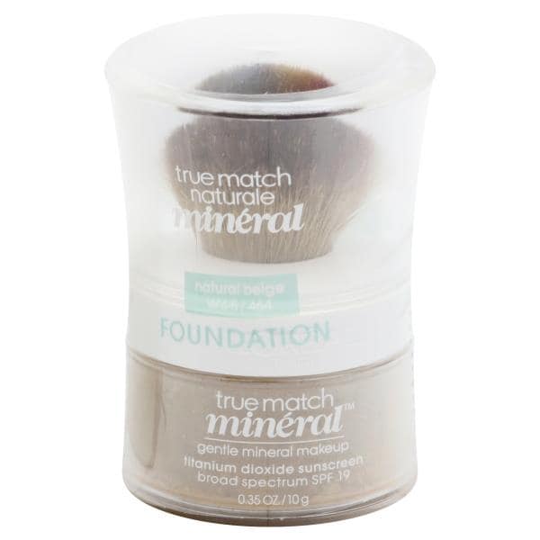 L'Oreal True Match Mineral Foundation, Creamy Natural Beige W4-5/464 ...