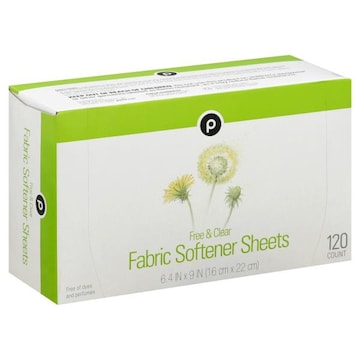 Publix Fabric Softener Sheets, Free & Clear