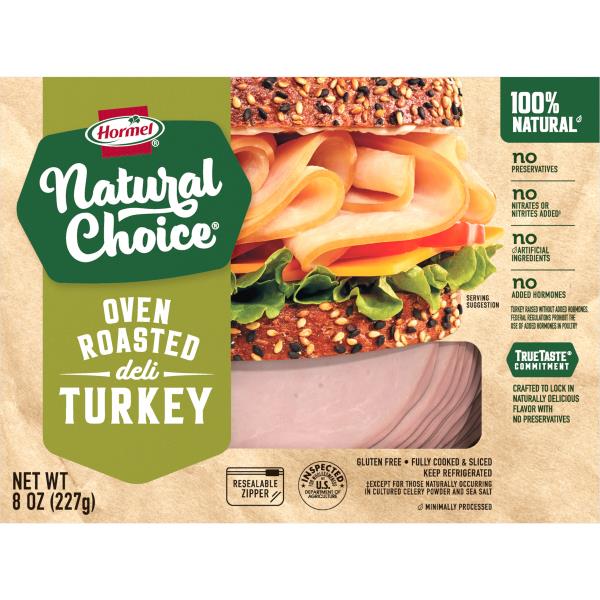 Hormel Natural Choice Turkey, Oven Roasted, Deli Publix Super Markets