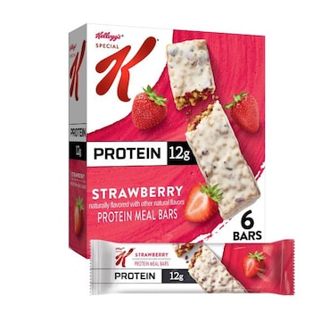 NaN Protein Meal Bars Strawberry, 12g Protein Snacks
