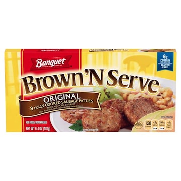 Banquet Brown 'N Serve Sausage Patties, Original