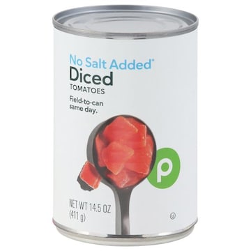 Publix Tomatoes, No Salt Added, Diced