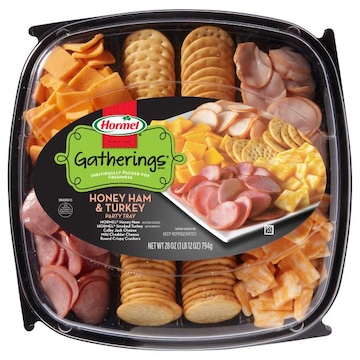 HORMEL Gatherings Party Tray, Honey Ham & Turkey