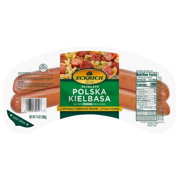 Eckrich Polska Kielbasa Skinless Smoked Sausage Rope