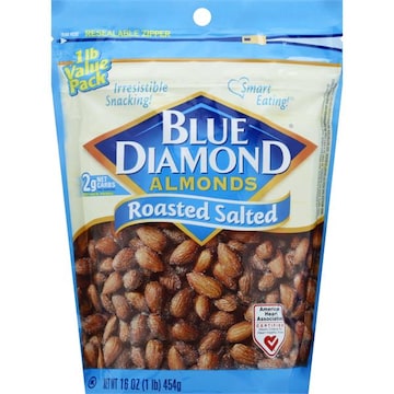 Blue Diamond Almonds Almonds, Roasted Salted, Value Pack