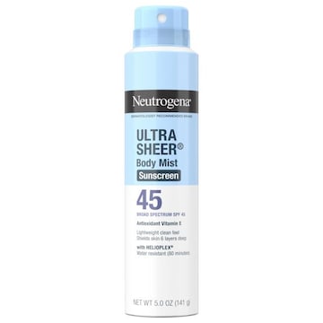 Neutrogena Ultra Sheer Body Mist Broad Spectrum SPF 45 Sunscreen