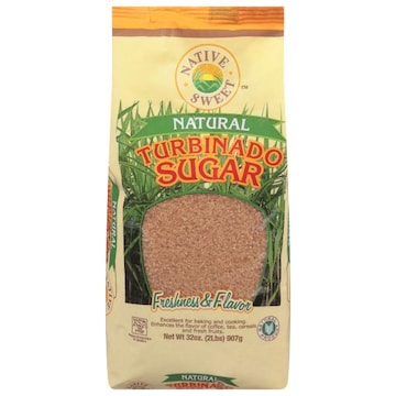 Native Sweet Sugar, Turbinado. Natural