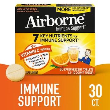 AIRBORNE® AIRBORNE® Effervescent Tablets - Zesty Orange Triple Pack 72/(3x10) ct. (Tube)