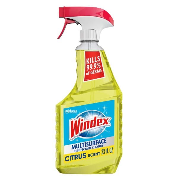 Windex Disinfectant Cleaner, Multisurface, Citrus Fresh Scent