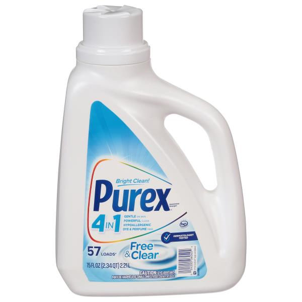 Purex Detergent, Concentrated, Free & Clear Publix Super Markets