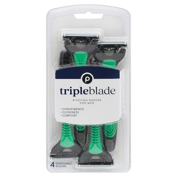 Publix Pivoting Razors, Triple Blade