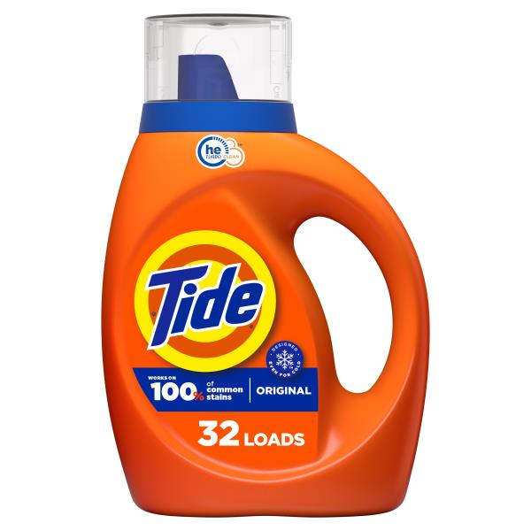 Tide Liquid Laundry Detergent, Original, 42 fl oz, 32 Loads | Publix ...