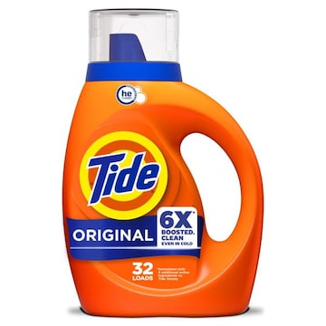 Tide Laundry Detergent Liquid, Original Scent, 48 Loads, 63 FL OZ