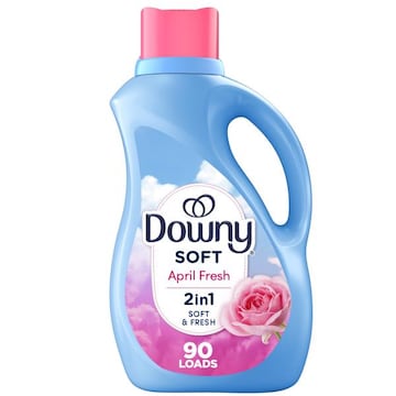 Downy Soft, 2 in 1 Soft and Fresh Liquid Fabric Softener, April Fresh, 90 Loads