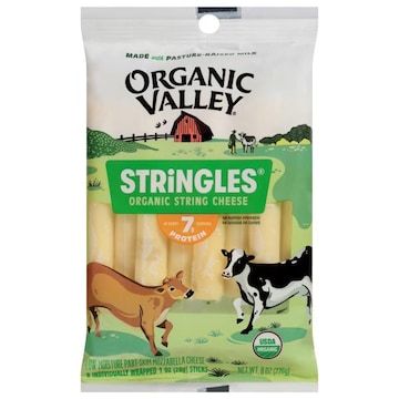 Organic Valley Stringles Organic Low-Moisture Part-Skim String Cheese
