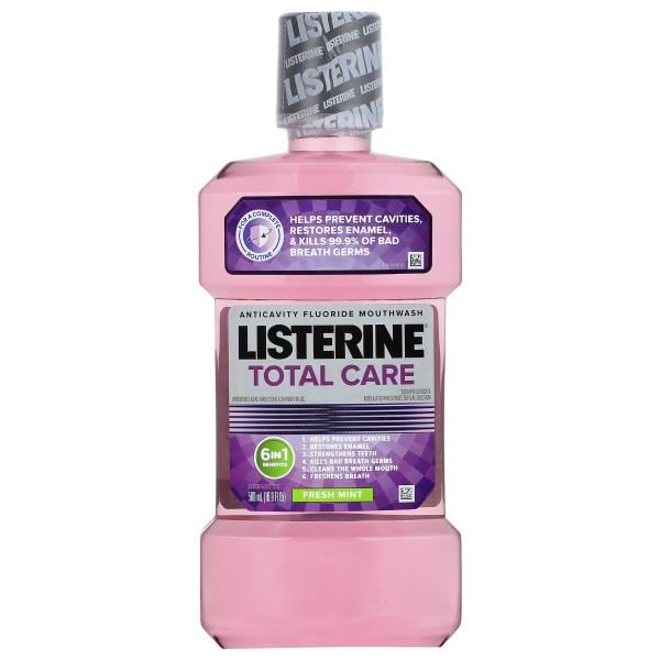 Listerine Mouthwash, Total Care, Fresh Mint | Publix Super Markets