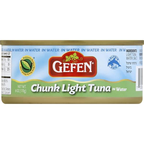 Gefen Tuna, Chunk, Light, in Water Publix Super Markets