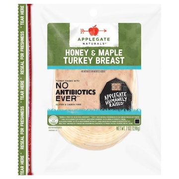 Applegate Farms Turkey Breast, Honey & Maple