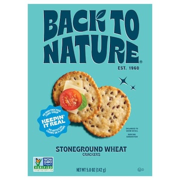 Back to Nature Stoneground Wheat Crackers