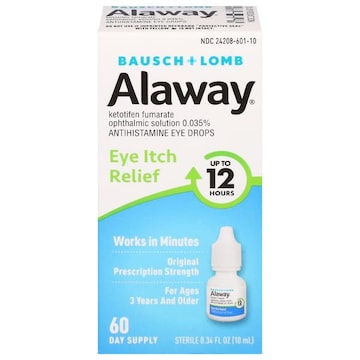 Alaway Eye Drops, Antihistamine, Eye Itch Relief