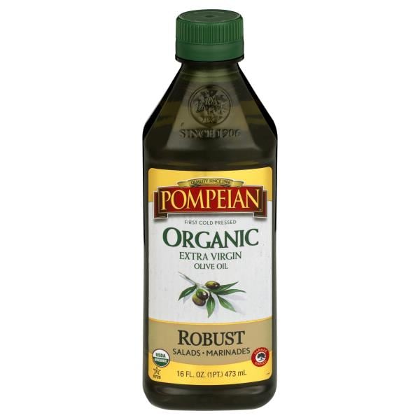 Pompeian Olive Oil, Extra Virgin, Organic, Robust Publix Super Markets