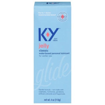 K-Y Personal Lubricant, Glide, Classic, Jelly