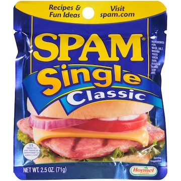 Spam Single Classic Sliced Meat