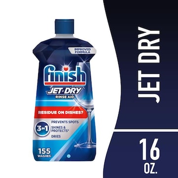 Finish Finish Jet Dry Rinse Aid, Dishwasher Drying Agent, Rinse Aid, 16 oz